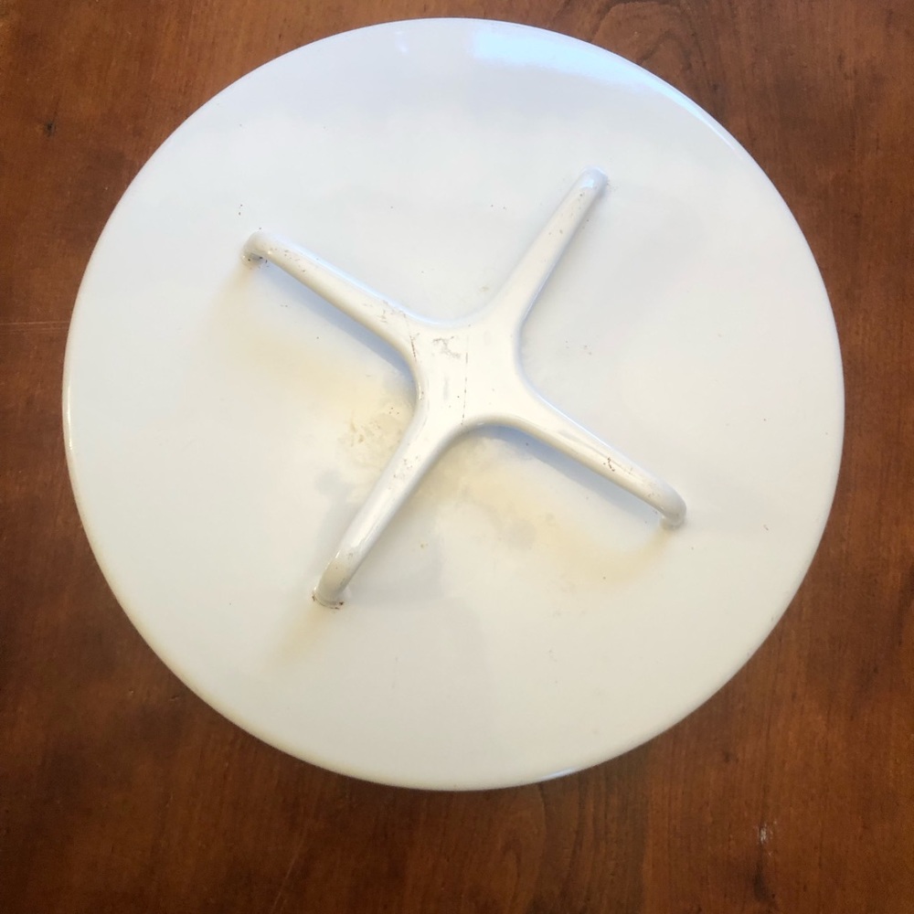 Vintage Dansk White Pot Lid 7.25” in Diameter